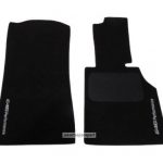 Karpet BMW Seri 3 E46 Bahan Beludru Premium Warna Hitam Logo Tulisan E46 Performance - 2 Baris