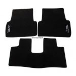 Karpet BMW Seri 3 E46 Bahan Beludru Super Warna Hitam Logo Tulisan The Ultimate Driving Machine - 2 Baris